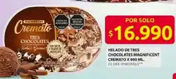Ara Cremato helado de tres chocolates magnificent oferta