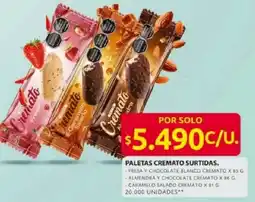 Ara Cremato paletas surtidas oferta