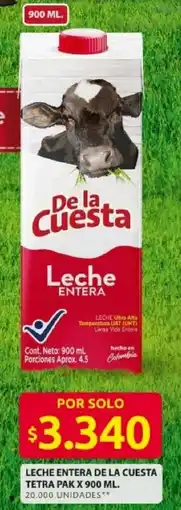 Ara Leche entera de la cuesta tetra pak oferta