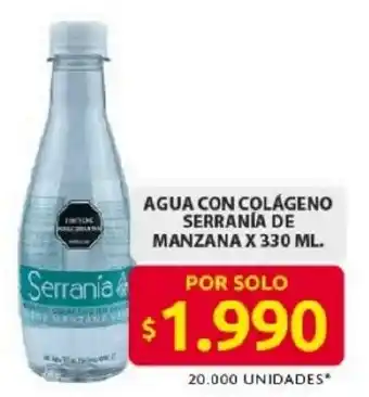 Ara Serranía agua con colágeno de manzana oferta