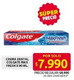 Ara Colgate crema dental max fresh oferta