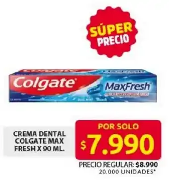 Ara Colgate crema dental max fresh oferta