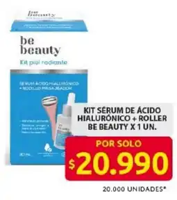 Ara Kit sérum de ácido hialurónico + roller be beauty oferta
