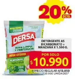 Ara Dersa detergente as bicarbonato + manzana oferta
