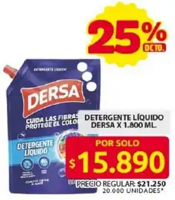 Ara Dersa detergente liquido oferta