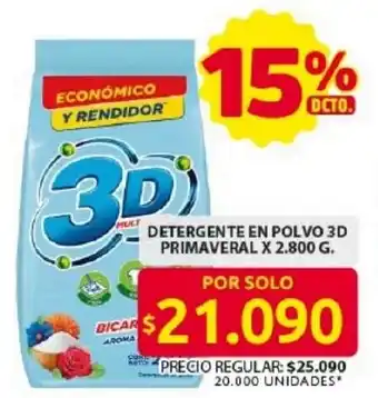 Ara Detergente en polvo 3d primaveral oferta