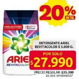 Ara Ariel revitacolor detergente oferta