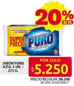 Ara Puro jabón azul oferta