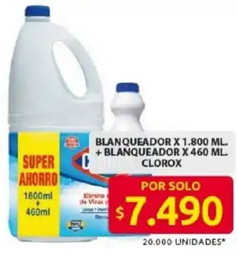 Ara Clorox blanqueador oferta