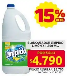 Ara Blanqueador límpido limon oferta