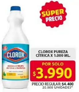 Ara Clorox pureza citrica oferta