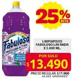 Ara Fabuloso limpiapisos lavanda oferta