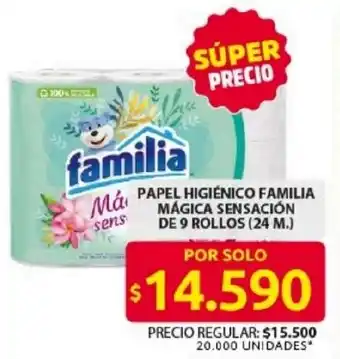 Ara familia mágica sensación papel higiénico oferta