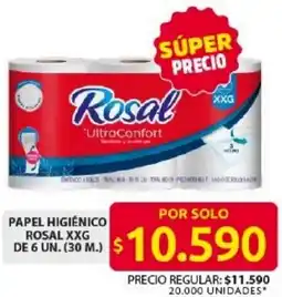 Ara Rosal papel higiénico oferta