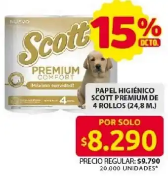 Ara Scott premium papel higiénico oferta