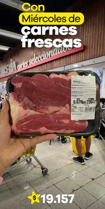 Éxito Con miércoles de carnes frescas oferta
