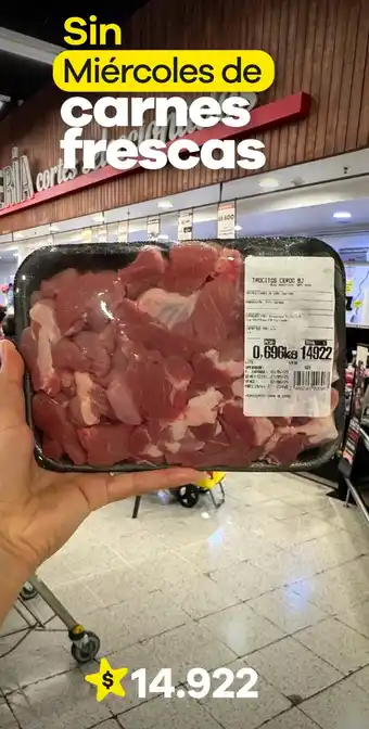 Éxito Sin Miércoles de carnes frescas oferta