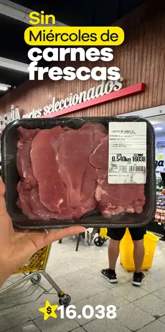 Éxito Sin miércoles de carnes frescas oferta