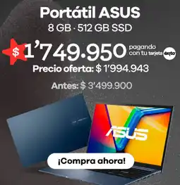 Éxito Asus portátil oferta