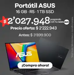 Éxito Asus portátil oferta