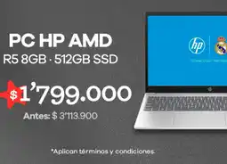 Éxito Pc hp amd oferta