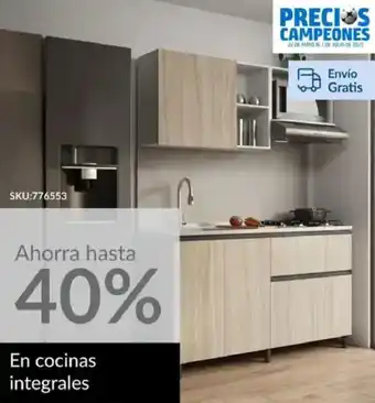 Homecenter En cocinas integrales oferta
