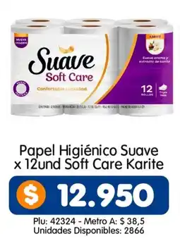 Surtifamiliar Suave soft care papel higiénico oferta