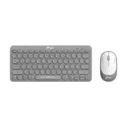 Falabella COMBO GRIS DE TECLADO + MOUSE 3 BOTONES INALAMBRICO IDIOMA ESPAÑOL oferta