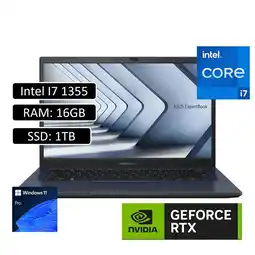 Falabella Portatil ExpertBook Intel Core i7 1355U 16GB 1TB SSD RTX 2050GB 4GB WIN11PRO oferta