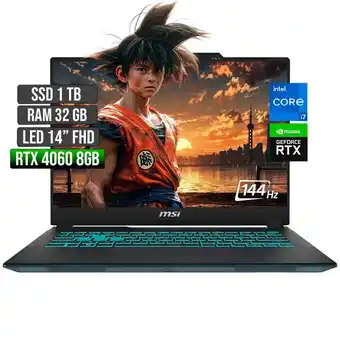Falabella CYBORG INTEL CORE I7-13620H RTX 4060 8GB SSD 1TB RAM 32GB LED 14 FHD 144Hz oferta