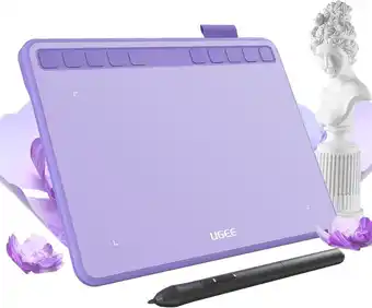 Falabella Tableta Grafica Ugee S640 Tableta De Dibujo Con Lapiz Violeta oferta