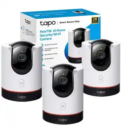 Falabella Tapo C225 Camara De Seguridad Tp-link x 3 Unidades 360° 2k oferta