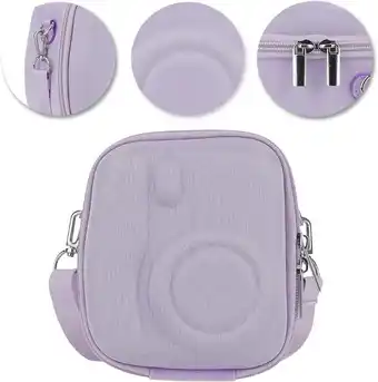 Falabella Estuche Lila Camara Instax Mini Universal 12 11 9 8 + oferta