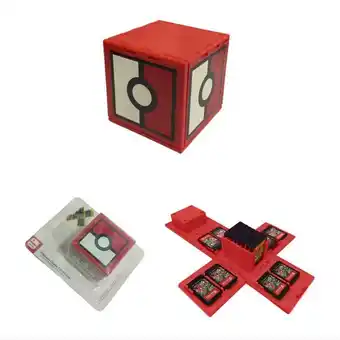 Falabella Porta Juegos Forma De Cubo 16 De Pokebola Espacios Para Switch oferta