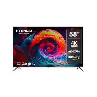 Alkomprar TV HYUNDAI 58 Pulgadas 147,3cm HYLED5812G 4K-UHD Smart TV Google oferta