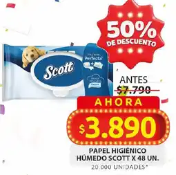 Ara Papel higiénico húmedo scott oferta