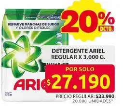 Ara Detergente ariel regular oferta