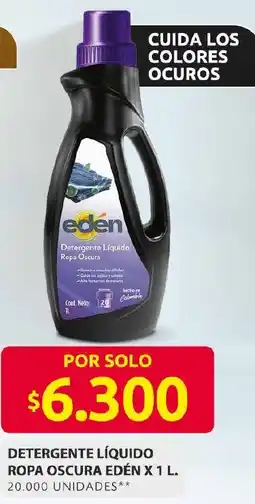 Ara Edén detergente líquido ropa oscura oferta