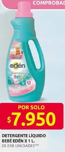 Ara Edén detergente líquido bebé oferta