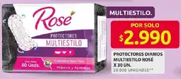 Ara Rosé protectores diarios multiestilo oferta
