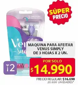 Ara Venus maquina para afeitar simply oferta