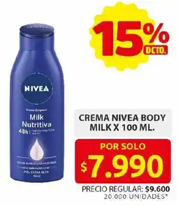 Ara Nivea crema body milk oferta