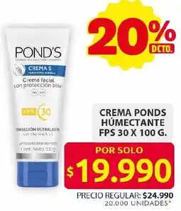 Ara Ponds crema húmectante oferta