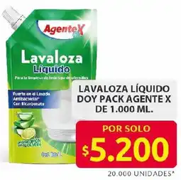 Ara AgenteX lavaloza líquido oferta