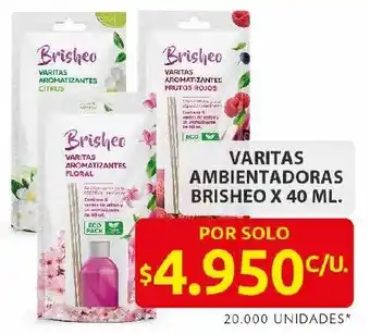 Ara Brisheo aromatizantes oferta