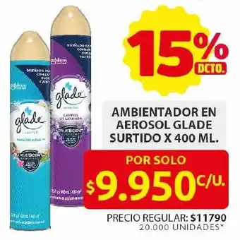Ara Glade ambientador en aerosol oferta