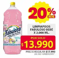 Ara Fabuloso limpiapisos bebé oferta