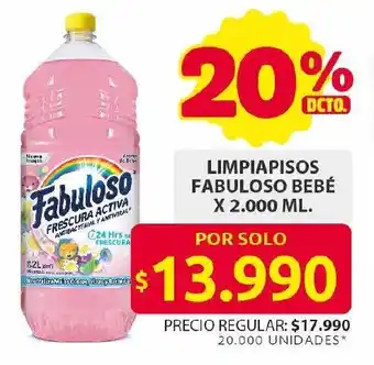 Ara Fabuloso limpiapisos bebé oferta
