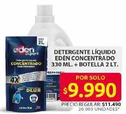 Ara Edén detergente líquido oferta