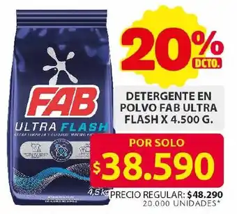 Ara Fab detergente en polvo oferta